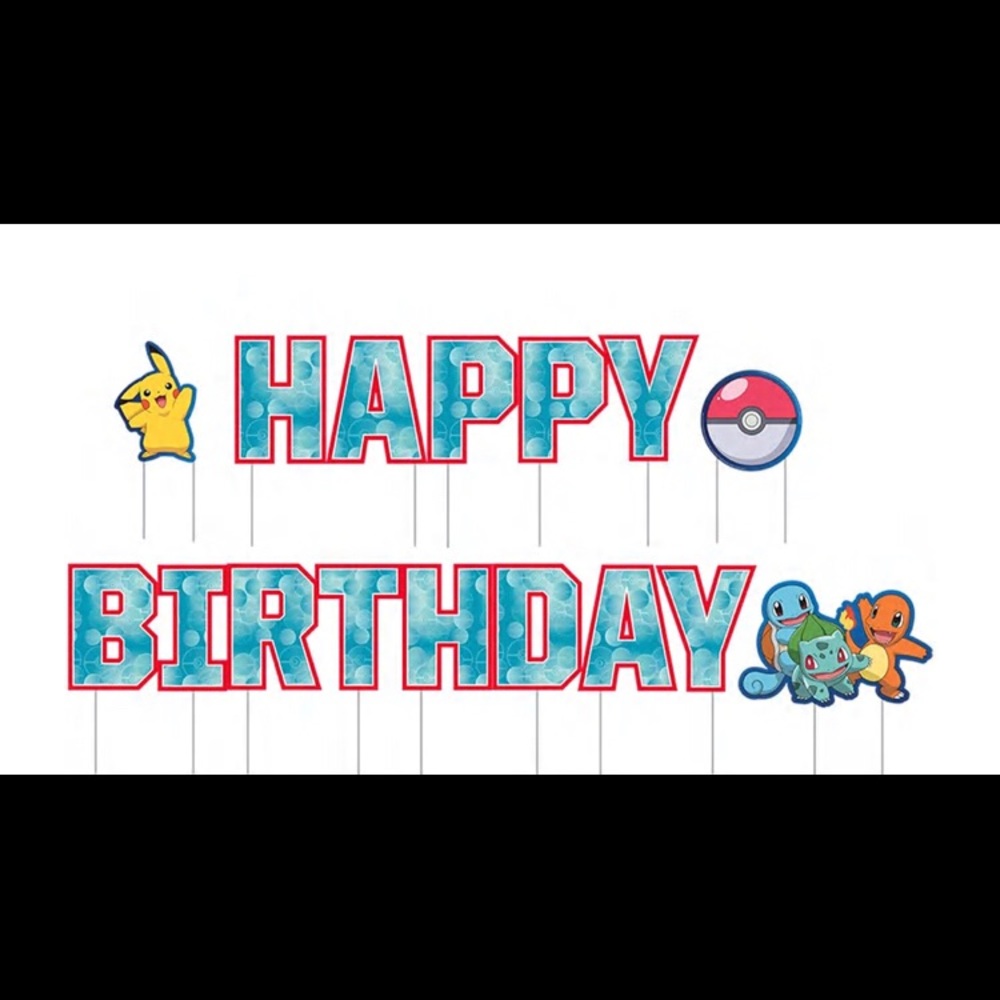 Pokémon Party Decor